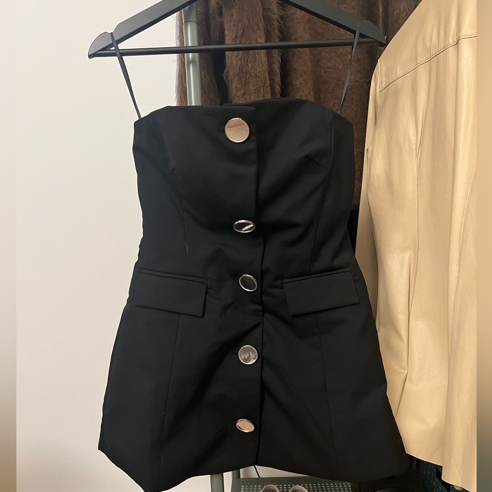 Strapless dress mini